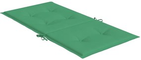Almofadões lombares p/ cadeiras de jardim 6pcs oxford verde