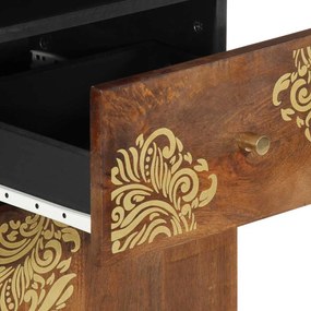Conjunto de Móveis para Casa de Banho vidaXL de 4 Peças em Madeira Sól