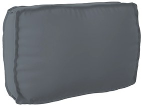 vidaXL Almofada de Pallet para Apoio para Costas Antracite 70x40x12 cm Tecido Oxford
