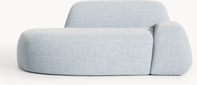 Chaise longue em bouclé Wolke (2 lugares)