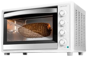 Mini-Forno com capacidade de 46 litros Bake&amp;Toast 4600 White Gyro, 12 funções combináveis, alta potência de 2000 W e espeto rotativo Branco
