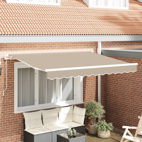 vidaXL Tecido Substituto para Toldo para Estrutura de 3.5x2.5 m Bege