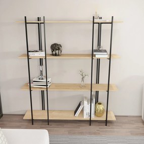 Estante Moss – Carvalho Preto – 160x180x29,6 cm