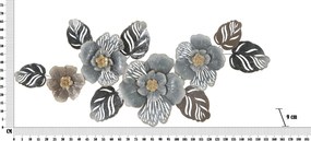 PAINEL DE PAREDE DE FERRO CINZENTOS -A- CM 157,5X9X66,5 MULTICOLOR