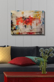 Pintura Decorativa em Tela 2281410 – Multicolor – 50 x 70 cm