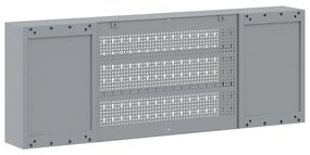 Armário para Ferramentas VidaXL Parede com Painel de Ferramentas Preto