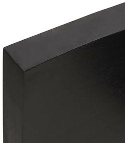 Prateleira de parede 120x50x6 cm carvalho tratado cinza-escuro