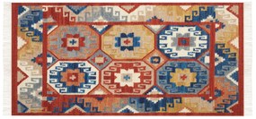 Tapete Kilim em lã multicolor 80 x 150 cm LUSARAT Beliani