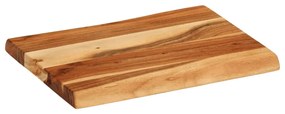 vidaXL Tábua de cortar 35x25x2,5 cm madeira de acácia maciça