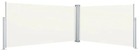 vidaXL Toldo lateral retrátil 160x600 cm cor creme