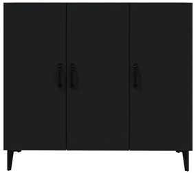 Aparador 90x34x80 cm derivados de madeira preto