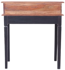 Secretária com gavetas 90x50x101 cm madeira de mogno maciça