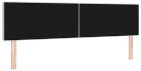 Cabeceira LED com botão de cristal, acolchoada em cinza claro de 90 cm