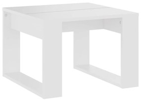 Mesa de apoio 50x50x35 cm contraplacado branco