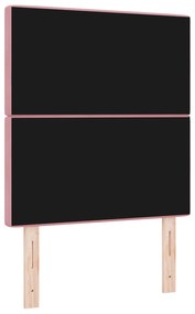 Cabeceira vidaXL Cristal Botão Tufted Rosa 80 cm Veludo, Cabeceira vid