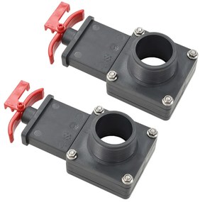 Válvula de regulação para piscina 2 pcs 38 mm