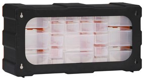 Caixa organizadora com 22 gavetas 49x16x25,5 cm