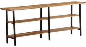 Mesa consola 180x35x70 cm madeira de mangueira maciça