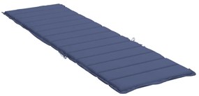 Almofadão de espreguiçadeira tecido oxford azul-marinho