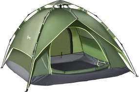 Outsunny Tenda Pop-Up Leve 2-3 Pessoas 2 Portas 210x210x140 cm | Aosom Portugal