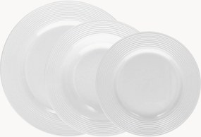 Conjunto de loiça em porcelana Polis, 6 pessoas, conjunto de 18
