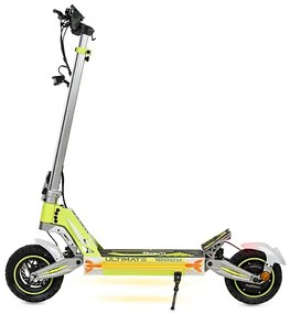 Trotinete eléctrica Bateria Litio 48V M41 Tank | 2025 Model Velocidade até 45km/h, Autonomia até 40 - 50km Branco/Verde