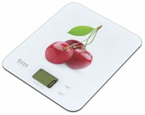 balança de cozinha TM Cerejas 8 kg (22,4 x 18,5 cm)