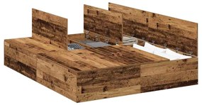 Cama Box em Madeira Velha 150x200 cm