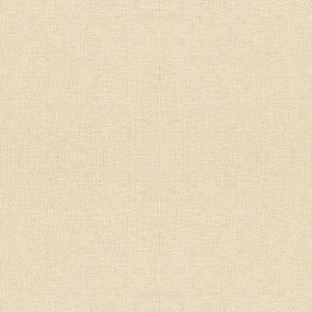 Cadeiras de jantar giratórias 2 pcs tecido cor creme