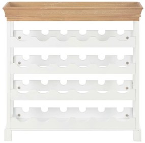 Garrafeira 70x22,5x70,5 cm MDF branco