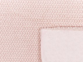 Manta rosa 150 x 200 cm BJAS Beliani