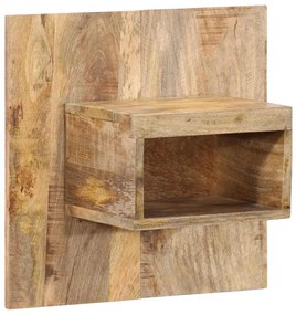 Mesa de cabeceira 50x27x50 cm madeira maciça manga áspera