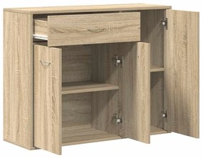 Aparador 88x30x70 cm contraplacado cor carvalho sonoma