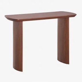 Consola 110x40 Cm Em Mdf Tuareg Madeira Escura - Sklum