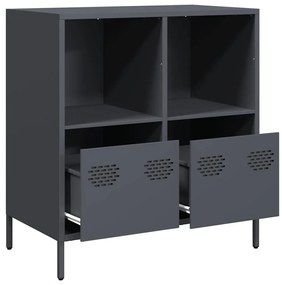 Aparador 68x39x73,5 cm aço laminado a frio antracite