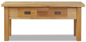 Banco de corredor em teca maciça 90x30x40 cm
