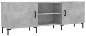 Móvel de TV 150x30x50 cm derivados de madeira cinza-cimento
