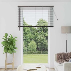 Persiana de Janela com cortinas Outros Manual Preto 135 x 220 cm Alumí