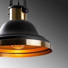Candeeiro Chandelier Dodo – Preto – 30 x 30 cm