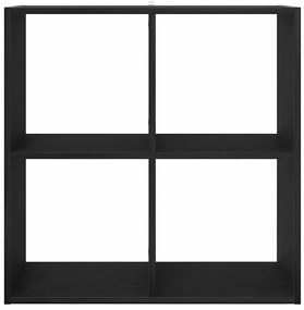 Estante vidaXL Preto Carvalho 68,5x32x68,5 cm Madeira engenharia