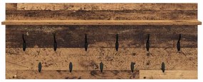 Cabideiro de Parede Madeira antiga 100 x 40 x 12 cm