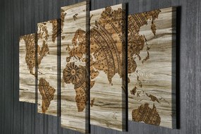 Pintura Decorativa em Tela BC60 – Multicolor – 105 x 70 cm