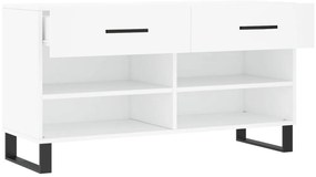 Banco sapateira 102x35x55 cm derivados de madeira branco