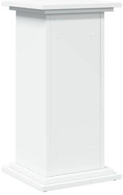 Suporte expositor com arrumação derivados de madeira branco