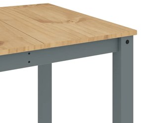 Mesa de jantar Panama 180x90x75 cm pinho maciço cinzento