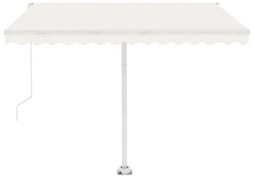 Toldo automático independente 350x250 cm cor creme