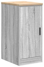 Armários de garagem 2 pcs derivados de madeira cinzento sonoma