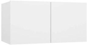 Móveis de TV para parede 3 pcs 60x30x30 cm branco