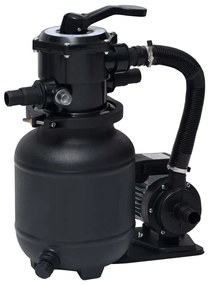 vidaXL Bomba filtro de areia p/ piscina com válvula de 7 posições 18 L