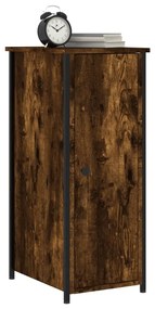 Mesa cabeceira 32x42x80 cm derivados de madeira carvalho fumado